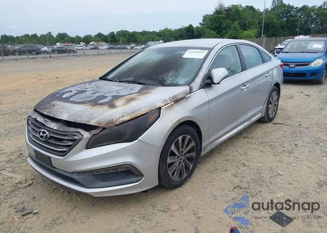 2015 Hyundai Sonata Sport z USA, uszkodzony, nr VIN 5NPE34AF7FH218715